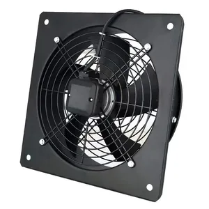 3 phase Ventilation exhaust fan square industrial wall fan 630mm External rotor Axial exhaust Fan