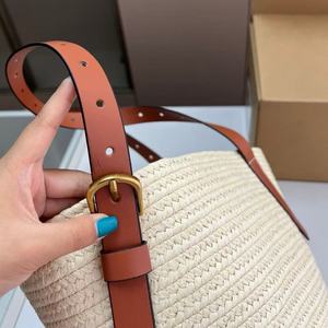 Bolso de Playa de Gran Capacidad al por Mayor de Fábrica, Bolso Tejido de Viaje para Mujer, Bolso de Mano Ligero, Moderno y Popular para el Verano - Product Image 5