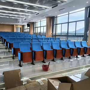 Sillas <span class=keywords><strong>de</strong></span> Teatro Plegables <span class=keywords><strong>de</strong></span> Aluminio al por Mayor, Muebles Modernos para Auditorios, Iglesias, Cines, Sillones para Cine en Casa - Product Image 3