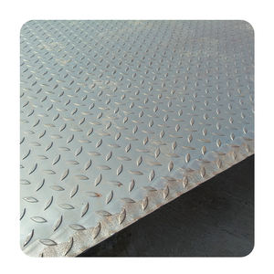 저렴한 가격 도매 S235 체크 무늬 플레이트 4.5mm 낮은 탄소 아연 도금 미끄럼 방지 강판 - Product Image 1