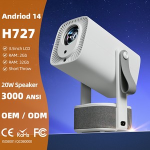 โปรเจคเตอร์ Jio TV Launcher LCD ปี 2026 ความละเอียด Native 1080P รองรับ 4K 8K ระบบ Android กำลังไฟลำโพง 20 วัตต์ ความสว่าง 3000 ลูเมน พกพาสะดวก โฟกัสอัตโนมัติ ป้องกันฝุ่น รุ่น A005 Pro - Product Image 1