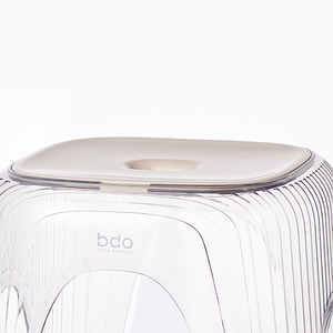 Tabouret à chaussures Bdo 31x24.5x25cm, transparent, noir, épaissi, pour animaux de compagnie, avec tabouret de douche marron clair pour salle de bain - Product Image 4