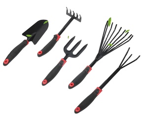 Professional Double Color Handle Mini Garden Tools Set 5PCS for Garden
