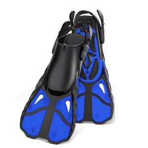 Aletas de Natación de Pie Completo, Material PPTPR, Azul, Negro, Verde, Tallas S, M, ML, XL, Equipo de Buceo, Snorkel y Apnea - Product Image 2