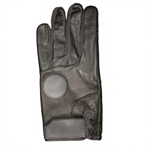 Custom Elite Black Leather Baseball Batting Gloves - Ultimate Grip Durable Cowhide Pro Batting Gloves for Men & Youth - Product Image 5