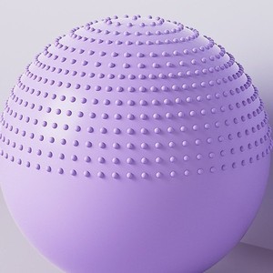 Balón de Yoga de Material ABS de 85 cm de Diámetro para Entrenamiento de Integración Sensorial, Ejercicios de Respiración, Entrenamiento de Equilibrio y Fitness - Product Image 2
