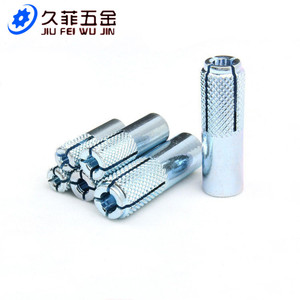 Chevilles à expansion interne Jiu Fei Wu Jin M6 M8 M10 M12, chevilles à coin, filetage métrique grossier, acier au carbone grade 4.8 - Product Image 1