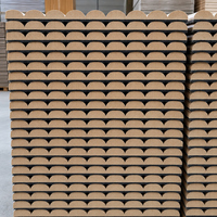 Panneaux muraux cannelés, panneaux muraux en PVC, panneaux muraux en MDF, panneaux muraux décoratifs DIY, panneaux flexibles pour colonnes