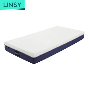 Linsy 2.5厘米凝胶内脏记忆泡沫20厘米高度中等Firmaness 38密度记忆泡沫床垫F2321