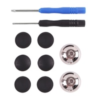 Nouveau lot de 8 manettes interchangeables en métal pour manette PS5, PS4, XBOX ONE, série X Switch Pro, noir