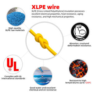 Câbles multibrins en cuivre étamé isolés XLPE basse tension Zhongzhen UL3173 CE, résistants à la chaleur, <span class=keywords><strong>test</strong></span> de flamme VW-1 - Product Image 2