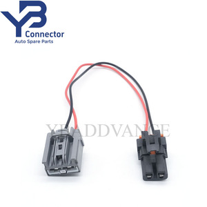 Kustom perempuan 2 Pin AC pemanas Blower Motor Resistor kawat Harness untuk GMC Sierra Yukon XL Chevy - Product Image 1