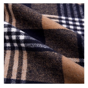 CVC Fil Teint Vérifier Flanelle Matériel Tartan Tissu 100% Polyester Durable Ecosse Plaid Tissu Tartan pour Tenue Décontractée - Product Image 5
