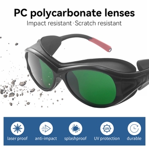 カスタムロゴZ87産業作業安全メガネスタイリッシュな防霧溶接レーザー保護眼鏡808nm 1064nmレーザー安全 - Product Image 3