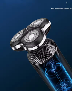 Nueva afeitadora eléctrica inteligente de alta potencia con pantalla LCD, recargable, lavable en todo el cuerpo, para barba. - Product Image 3
