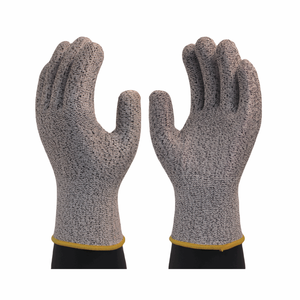EN388 <span class=keywords><strong>String</strong></span> Knit HPPE Niveau 3 Gants de travail résistants aux coupures Protection anti-coupure Gants en PU pour la manipulation du verre Gants de sécurité - Product Image 3