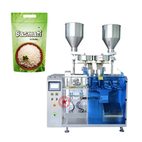 Petite pochette horizontale debout avec fermeture éclair Doypack sac à fermeture éclair préfabriqué machine à emballer automatique de riz de 1kg