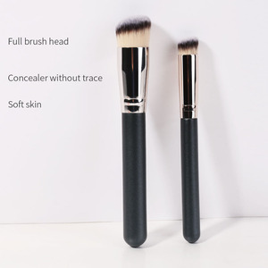 Professional Black Concealer <b>Foundation</b> Brush Eco Friendly Handle Face Makeup Beauty Tool - Product Image 4