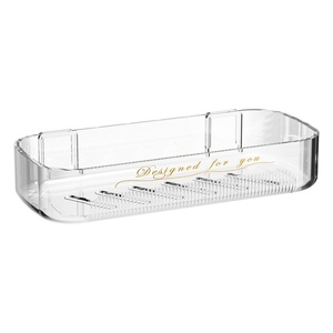 Acrylic Bathroom Wall Storage Rack – Light Luxury Cosmetic Organizer <b>Box</b> for Toilet, Washstand, Vanity – Clear Modern <b>Shelf</b> for - Product Image 4