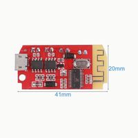 Carte amplificateur audio stéréo Bluetooth 4.2 CT14 Mini, classe F 5W+5W avec fonction de charge pour modification de haut-parleur DIY
