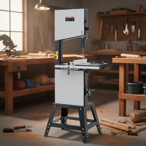 Sierra de cinta de sobremesa de 13.39 pulgadas de ancho, motor de 1.1 kW, máquina de carpintería de alta precisión - Product Image 2