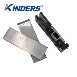 Accessoires de fixation pour <span class=keywords><strong>porte</strong></span> en verre, aluminium, fixation au sol, ressort - Product Image 3