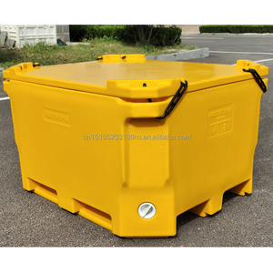 מתקן קירור פלסטיק דגים מזנקת מים מכולה קר-שרשרת למאכל קר למזון ים - Product Image 6