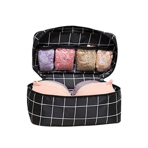 Unisex Travel Bag Faltbarer Verpackungs organisator für Unterwäsche Polyester Character Pattern Fashion Style mit Reiß verschluss