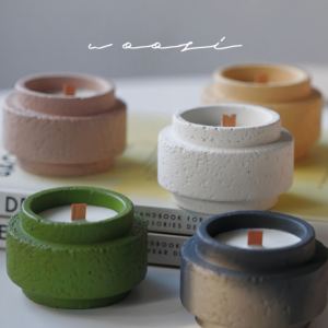 Ciment aromathérapie huile essentielle bougie parfumée pour la cire de soja créative à la main maison intérieur cadeau d'anniversaire - Product Image 1