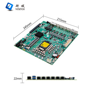 เมนบอร์ดอุตสาหกรรม Yentek R590V Z590 LGA1151 6 พอร์ต 5G Micro-ATX รองรับแรมแบบ Dual Channel DDR4 สำหรับเราเตอร์ระดับองค์กร - Product Image 3