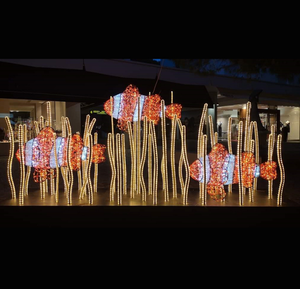 Lumière décorative LED en forme <span class=keywords><strong>de</strong></span> méduse, étanche IP65, <span class=keywords><strong>pour</strong></span> événements festifs, places thématiques, motif animal lumineux, couleurs personnalisables - Product Image 2