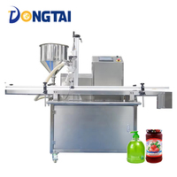 Remplisseur de beurre d'arachide à pompe à rotor automatique Remplissage d'huile d'olive Lotion Crème pour le visage Confiture Bouteille Miel Pâte de tomate Machine de remplissage