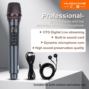 Huayi Voice K6 Geluidskaart Microfoon Met Bluetooth Galm Intelligente Ruisonderdrukking Voor <span class=keywords><strong>Youtube</strong></span> Tiktok Podcast Live - Product Image 2