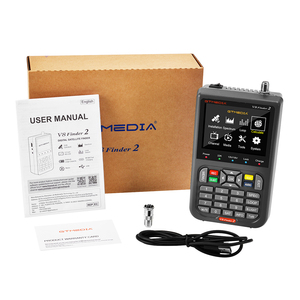 Receptores de TV Satelital <span class=keywords><strong>GTMEDIA</strong></span> <span class=keywords><strong>V8</strong></span> Finder 2 Originales, Receptores de TV Satelital con Pantalla LCD de 3.5 Pulgadas, Satélite Digital - Product Image 2