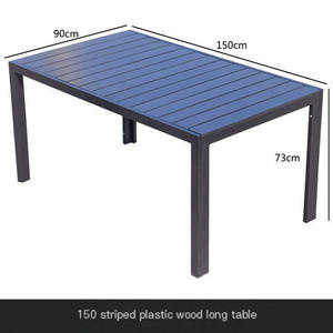 Table et chaises d'extérieur, ensemble table et chaises <span class=keywords><strong>de</strong></span> jardin, table et chaises décontractées pour terrasse extérieure, exposition au soleil, Formosa - Product Image 2