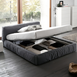 Thủy lực lưu trữ khung giường Vua kích thước với nâng lên thiết kế cho <span class=keywords><strong>underbed</strong></span> tổ chức - Product Image 2