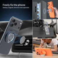 Nouveau support de téléphone magnétique universel pliable puissant, rotatif à 360 degrés, avec anneau de maintien, support de téléphone stable 242
