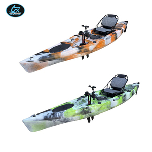 Kayak à pédales U-boat, non gonflable, en plastique, canoë, bateau à rames avec chaise de pêche pliable à vendre - Product Image 3