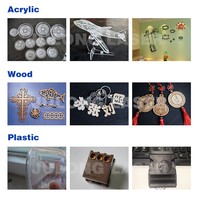 Máquina de Corte Láser de 50w 40w de Fábrica China, Máquina de Grabado Láser 3020, Máquina de Fabricación de Sellos Láser Co2