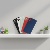 Pour iPhone 8g 8 Plus X Xs Max XR 11 12 13 14 15 16 Pro Max, vitre arrière avec grand trou, version CE Europe, coque de protection de la batterie arrière