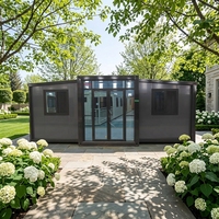 Maison conteneur économique 1, 2, 3 ou 4 chambres, maison préfabriquée portable, mini-maison, restaurant conteneur modulaire de luxe