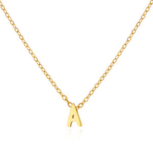 Collar XL307 de Acero Inoxidable Europeo Americano con 26 Letras Inglesas que No se Destiñen, Cadena para Clavícula Unisex, Joyería de Moda - Product Image 5