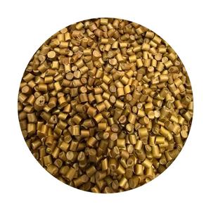 Masterbatch couleur TPU doré pour impression 3D poudre durable pour étiquettes <span class=keywords><strong>d</strong></span>'<span class=keywords><strong>oreille</strong></span> coques de té<span class=keywords><strong>l</strong></span>éphone câbles fibres pour qualité de <span class=keywords><strong>Film</strong></span> alimentaire - Product Image 1