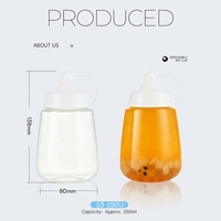 Fournisseur de services tout-en-un, biberon pour bébé en PET de 350 ml avec bouchon en PP, tétine en forme de U jetable, pour les angles inférieurs à 60 degrés °