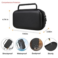 Pour étui de nébuliseur d'asthme-Sac de voyage en EVA dur pour inhalateur portable et accessoires-Étui uniquement