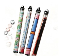 Tube de rangement transparent en PVC pour tapis de mahjong, sac enroulable portable anti-poussière avec motifs imprimés variés pour suspension à la main