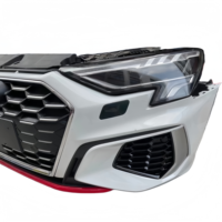 Pièces d'origine d'occasion pour Audi A3 A3L : Pare-chocs avant avec calandre, ventilateur, capteur de stationnement, ensemble de feux avant à LED