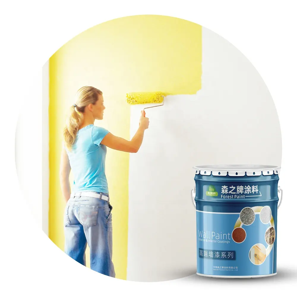 Tinta de parede multi cores eco-amigável lavável