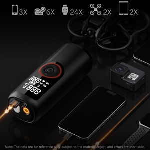 <span class=keywords><strong>Mini</strong></span> bicicleta de alta presión 6000mAh infladores eléctricos bomba de aire de neumático de bicicleta para compresor de aire de monitoreo de bicicleta - Product Image 4