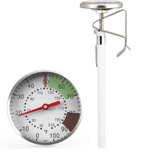 Thermomètre de cuisine portable sans pile en acier inoxydable de qualité alimentaire, type sonde, pour mesurer la température du lait et du thé - Product Image 2